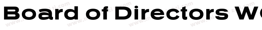 Board of Directors W00 Heavy字体转换